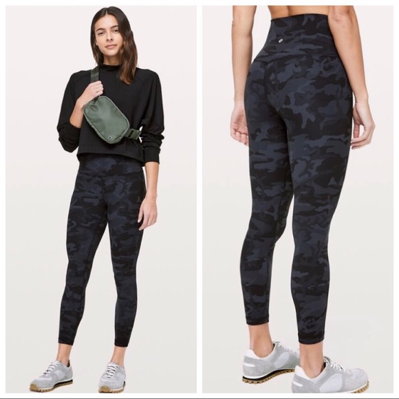 lululemon athletica Pants - Lululemon Black Camo Align 21” Crop
